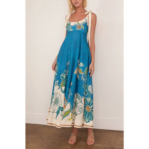 Alemais | Dresses | Alemais Porcelain Frill Midi Dress Nwt Us | Poshmark
